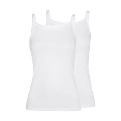 PURECOMFORT - DAMSKI BAWEŁNIANY TANK TOP, 2 SZTUKI