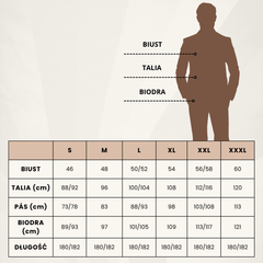 SPODNIE MĘSKIE BAWEŁNIANE - MISTRAL