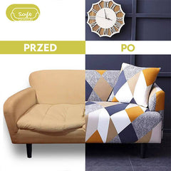 SOFTSTRETCH® - ROZCIĄGLIWE POKROWCE NA SOFĘ - DWA NASIONA
