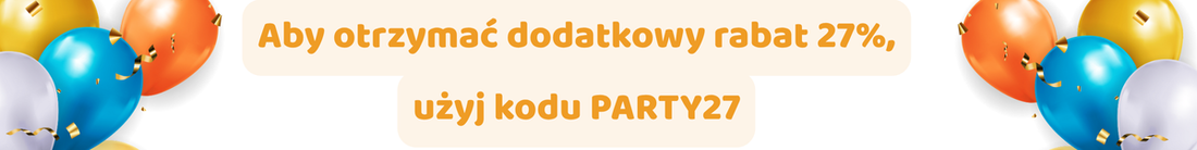 Urodzinowy rabat – 27% na wszystko