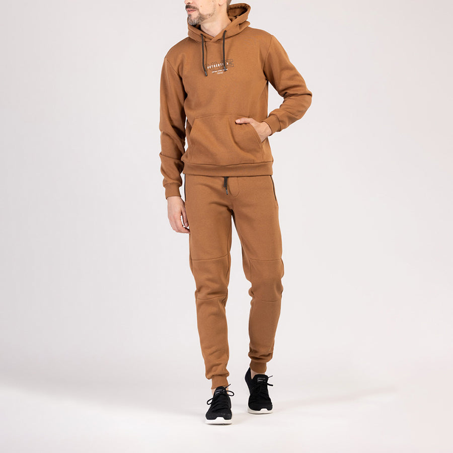 VIREX - MĘSKA CIEPŁA BAWEŁNIANA SPORTOWA BLUZA Z KAPTUREM