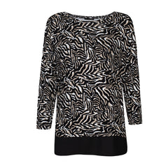 MIRA  - MODNY T-SHIRT DAMSKI Z DŁUGIM RĘKAWEM