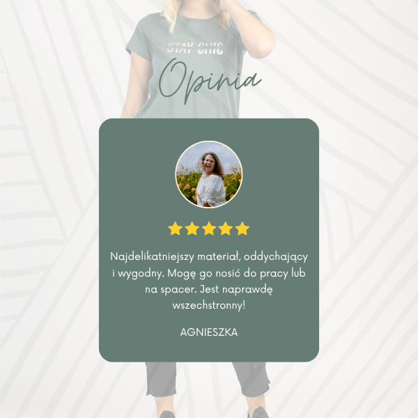 KRÓTKA TUNIKA DAMSKA 100% BAWEŁNY - COMFINA