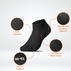 STEPLIGHT™ – SKARPETKI SPORTOWE PREMIUM 3 W 1 Z CERTYFIKATEM OEKO-TEX (OPAKOWANIE 3 SZTUK)