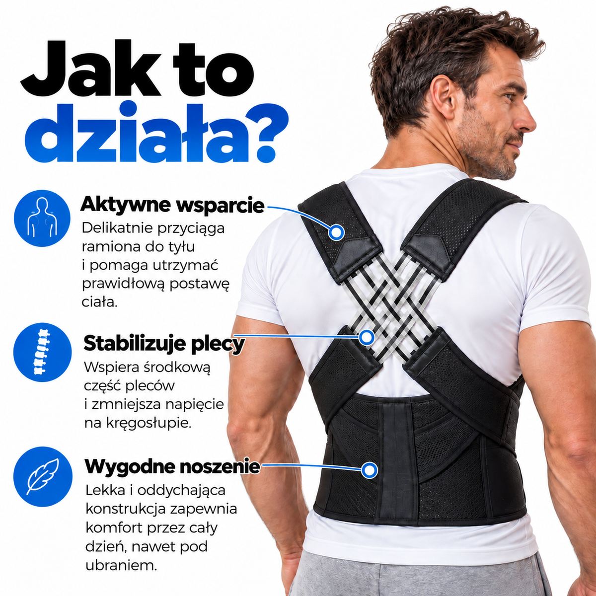 BACKSTRAIGHT™ - WSPARCIE Z TYŁU