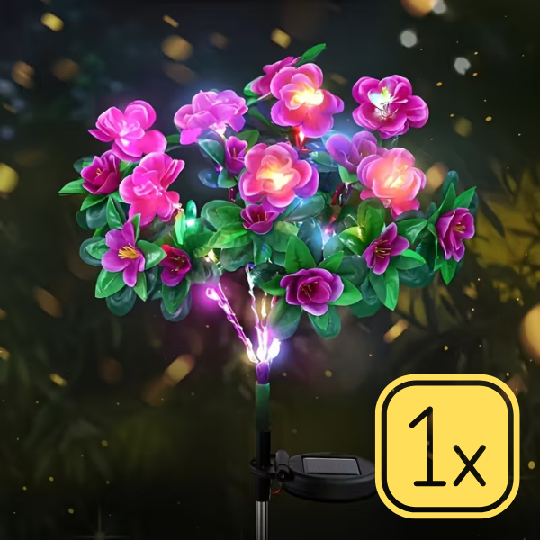 FLORABRIGHT™ – SOLARNA LAMPA OGRODOWA W KSZTAŁCIE KWIATU