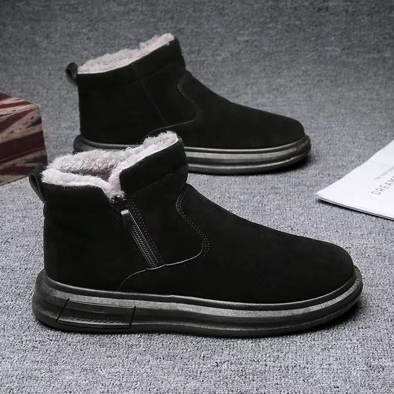NORVELT™ - Męskie zimowe buty za kostkę z ciepłym futerkiem i bocznym zamkiem