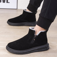 NORVELT™ - Męskie zimowe buty za kostkę z ciepłym futerkiem i bocznym zamkiem