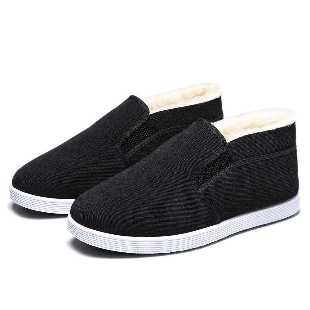 WOOLSTEP™ - Męskie ocieplane buty wsuwane z wełnianym futerkiem