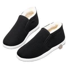 WOOLSTEP™ - Męskie ocieplane buty wsuwane z wełnianym futerkiem