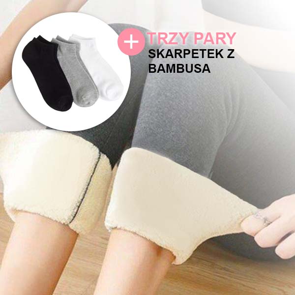MISSCASHMERE® - ZIMOWE TERMICZNE LEGGINSY