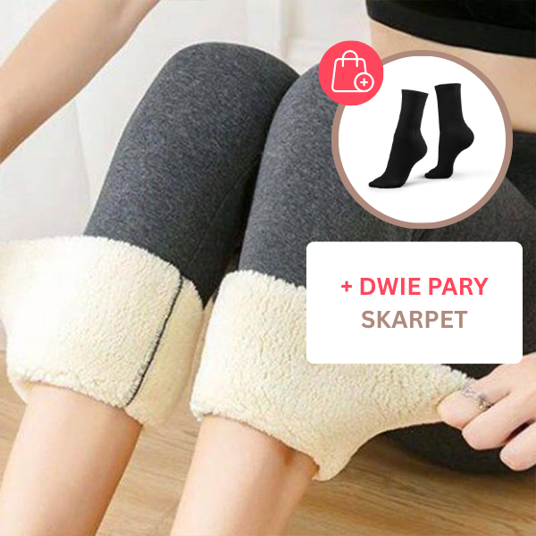 MISSCASHMERE® - ZIMOWE TERMICZNE LEGGINSY