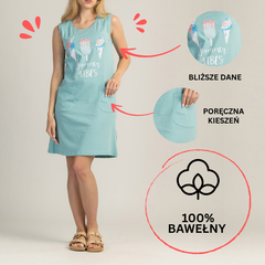 SUKIENKA LETNIA 100% BAWEŁNY - ZAFIRA