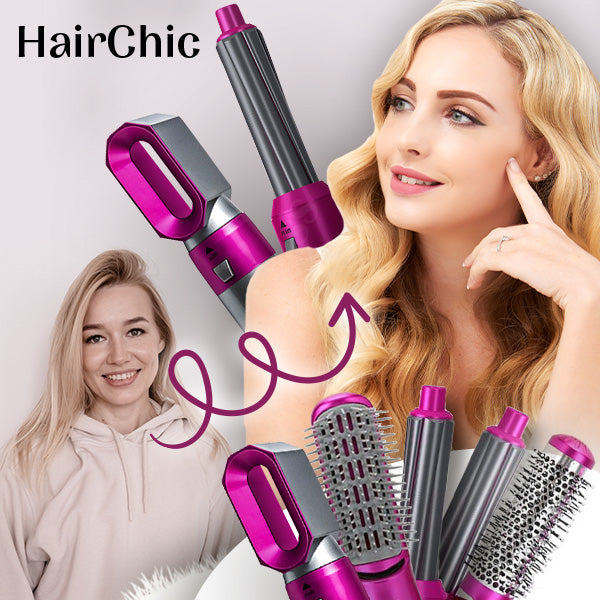 Canbrake 5-in-1 Hair Dryer Brush, 1200W, Black, Detachable and  Interchangeable Hair Straightener Curly Hair Comb, Make Hair Smooth, Hot  Air Wrap Brush