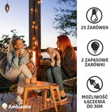 AMBIANCE™ – ŁAŃCUCH ŚWIATEŁ, 1+1 GRATIS