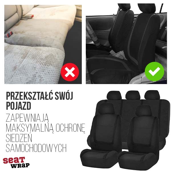 SEATWRAP® - UNIWERSALNE POKROWCE SAMOCHODOWE