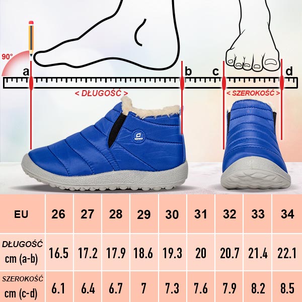 KIDSMAX™ – BUTY TERMICZNE DLA DZIECI