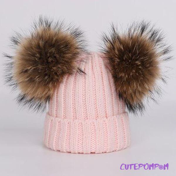 WYJĄTKOWO CIEPŁY KOMPLET: CZAPKA I SZALIK CUTEPOMPOM®